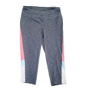 Tangerine Yoga Pants Sz Small Grey - Power Core Mesh w/ Zip Pocket